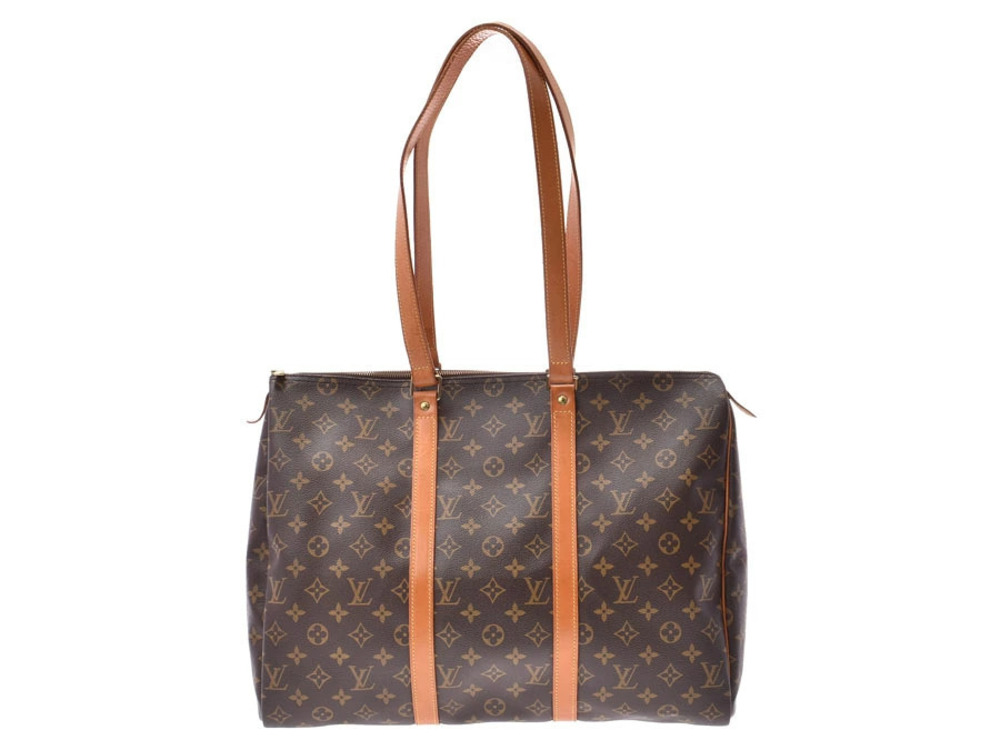Louis Vuitton Bag Leather Shoulder Brown Monogram Flanerie - Picture 2 of 11